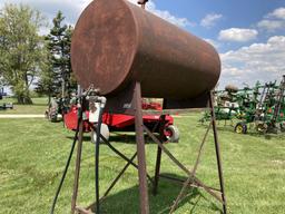 300 gallon gas barrel & stand