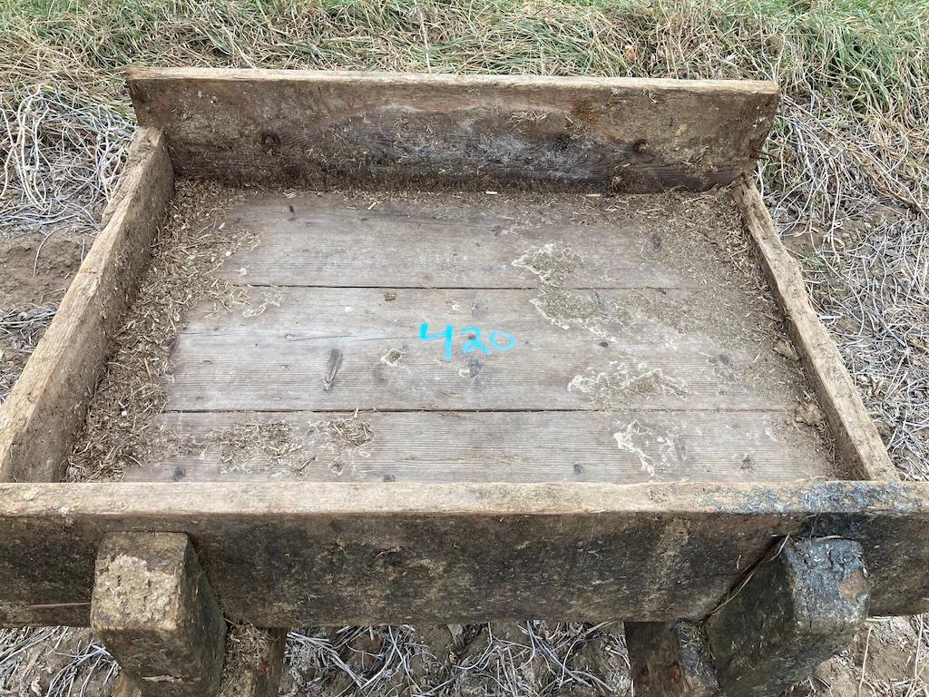 Wood Feed Bunk