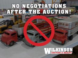 NO NEGOTIATIONS OR INSPECTIONS AFTER THE AUCTION!