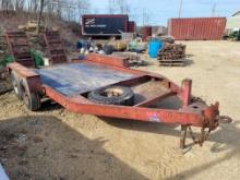 Tandem Axle Skid Loader Trailer