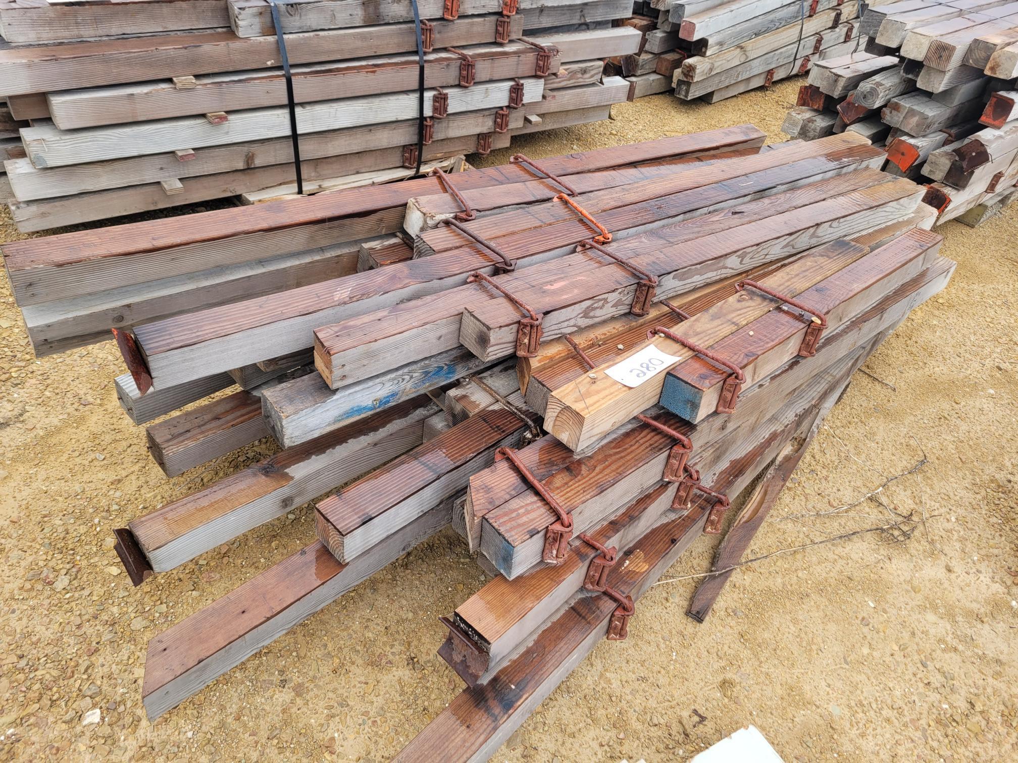 Skid of 4x4 Lumber