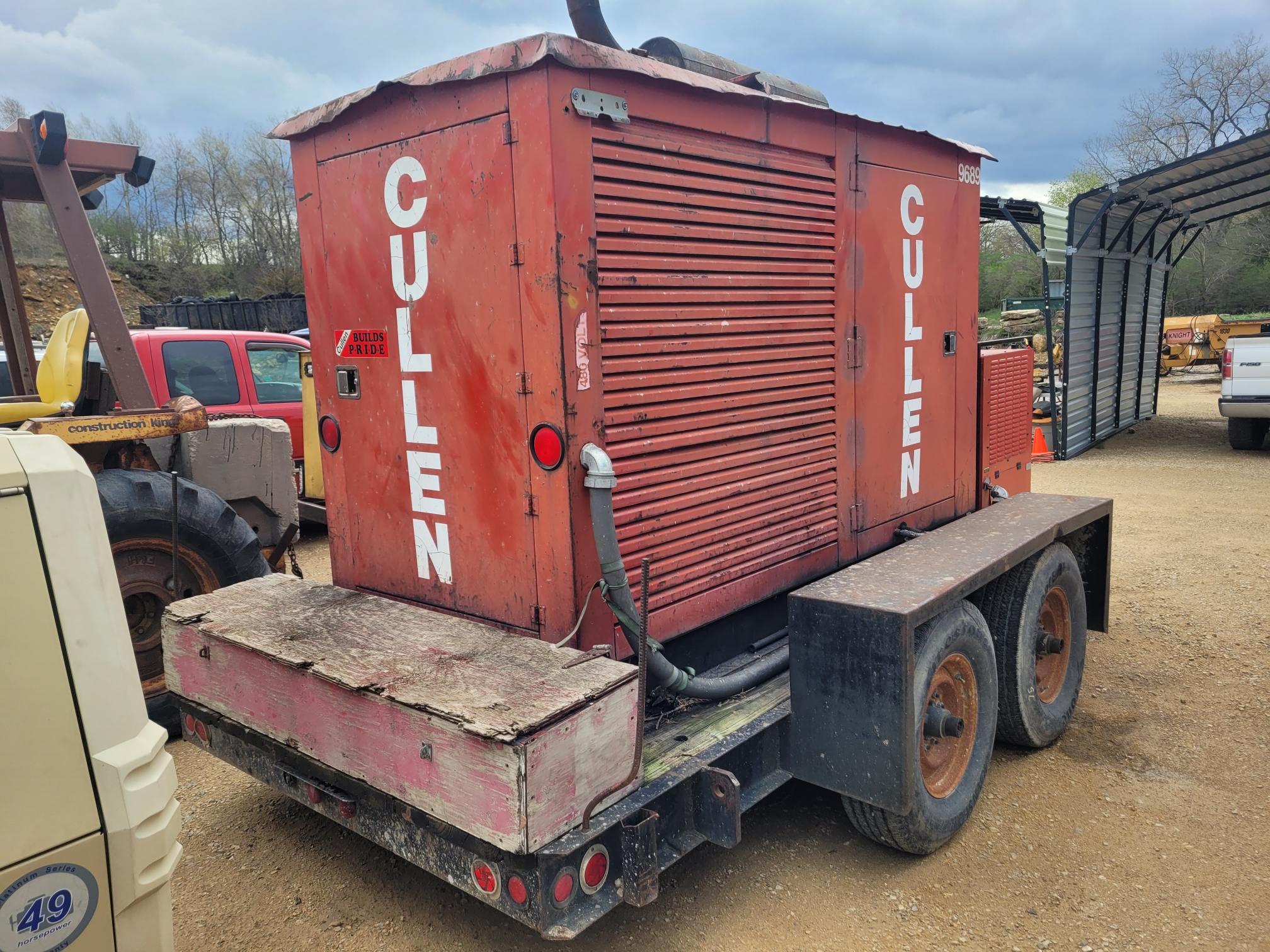 Genset Welder on Transport