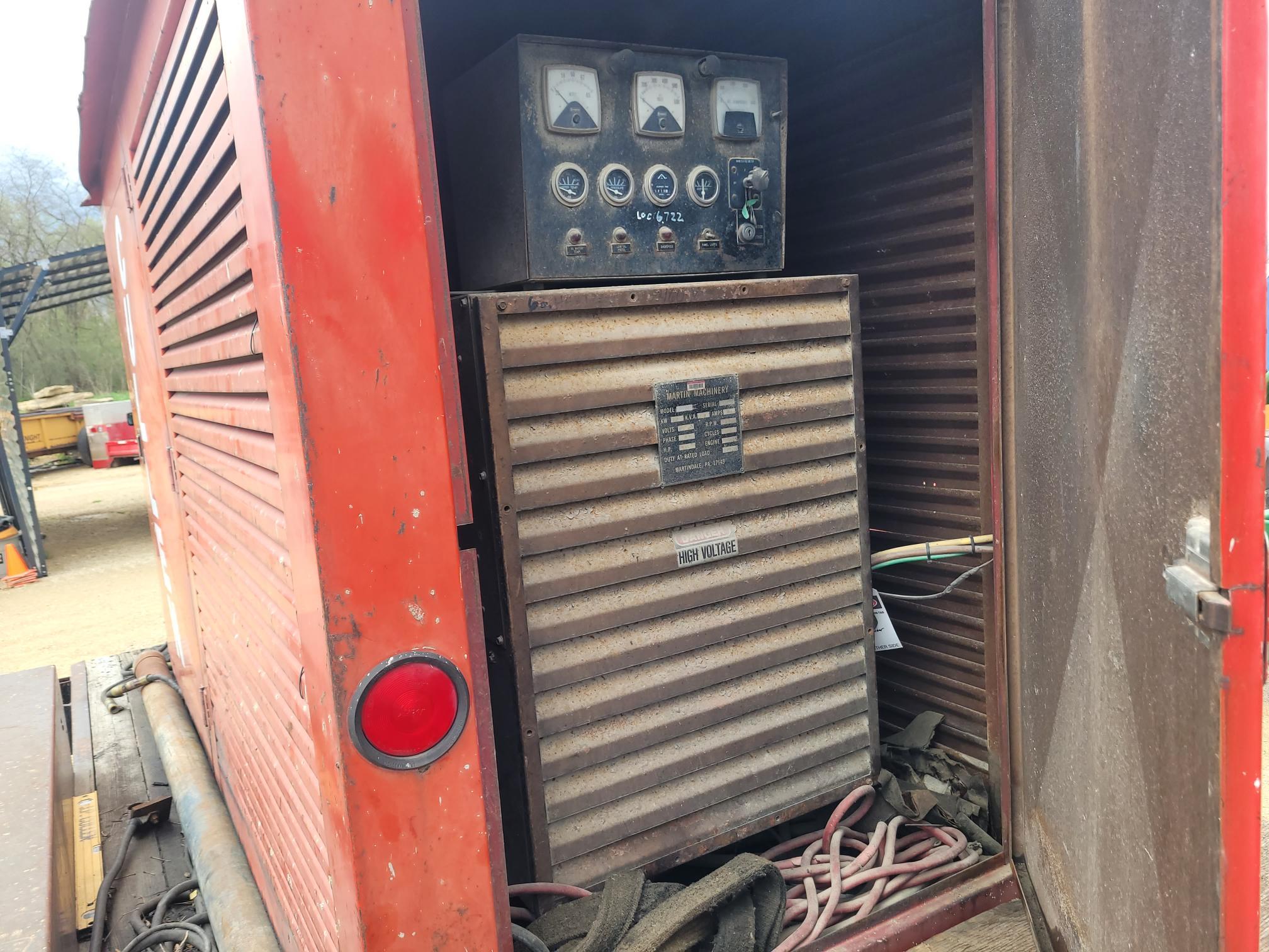 Genset Welder on Transport