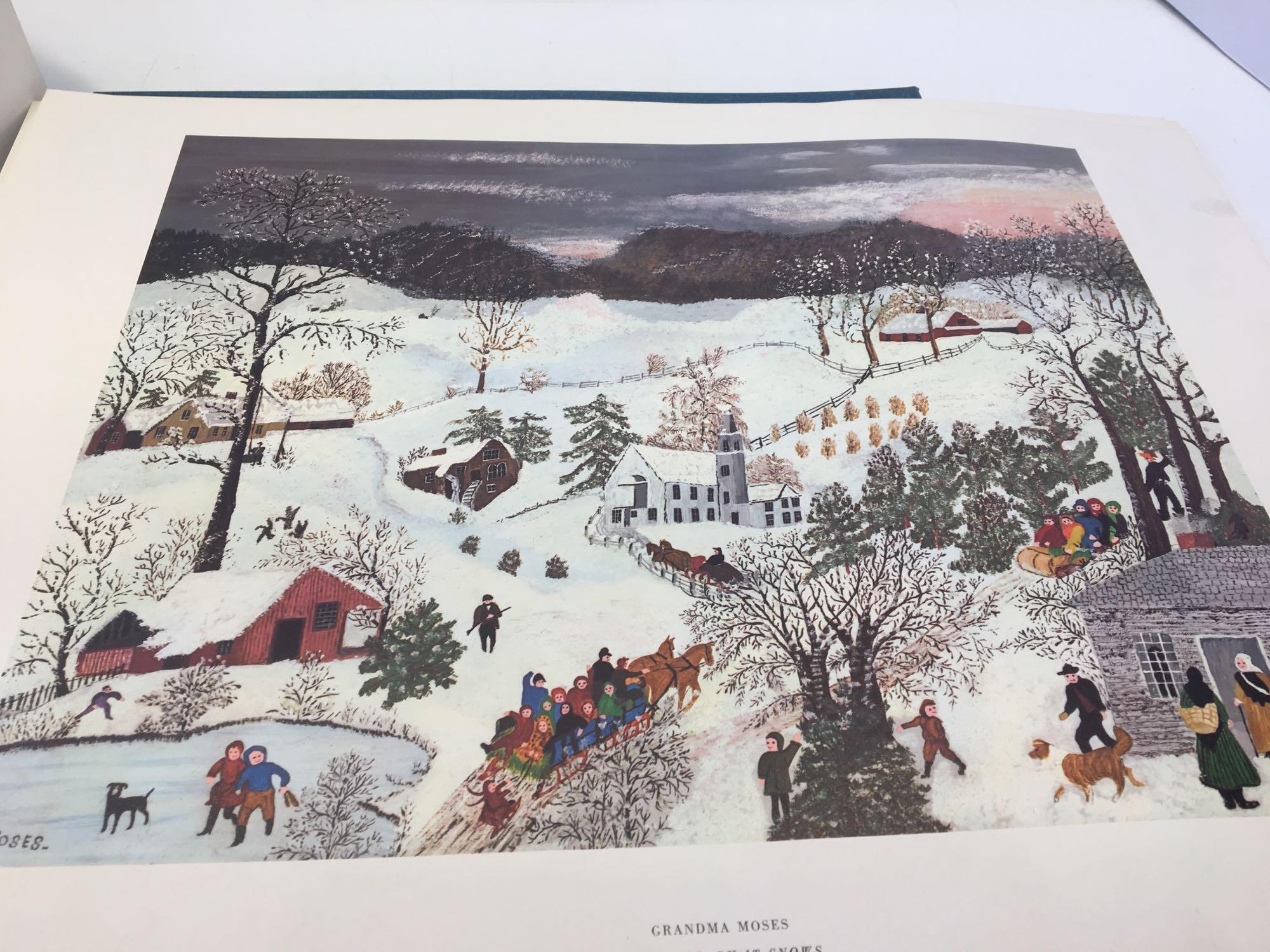 A portfolio of eight paintings by GRANDMA MOSES