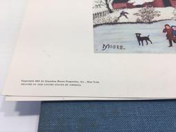 A portfolio of eight paintings by GRANDMA MOSES