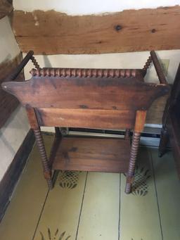 Antique wash stand with spool turnings (SPRING MILLS)