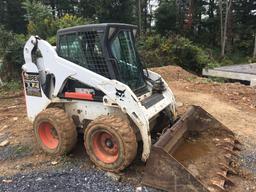 2011 BOBCAT compact skid steer loader with 2 new tires and rims (model S175) (see video)