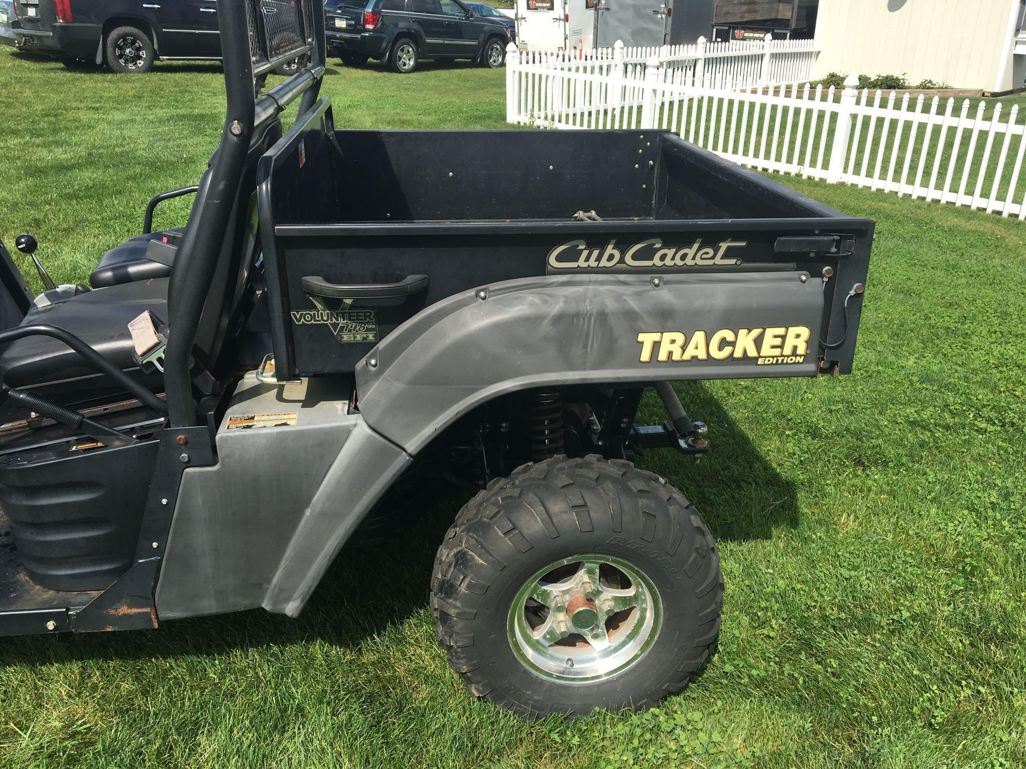 2008 CUB CADET VOLUNTEER 4x4 Tracker Edition (4-wheeler/snow plow attachment, winch) (see video)