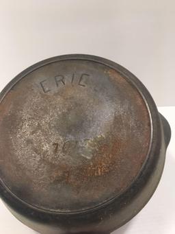 Vintage ERIE 10" cast iron skillet