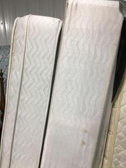 Twin size mattress, box springs, frame