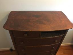 Vintage Chest of drawers (missing drawer) (Upstairs, heavy)