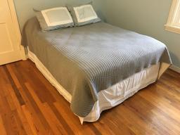 Full size mattress, box springs, frame