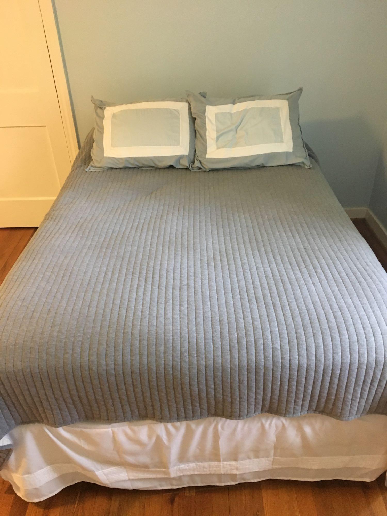 Full size mattress, box springs, frame