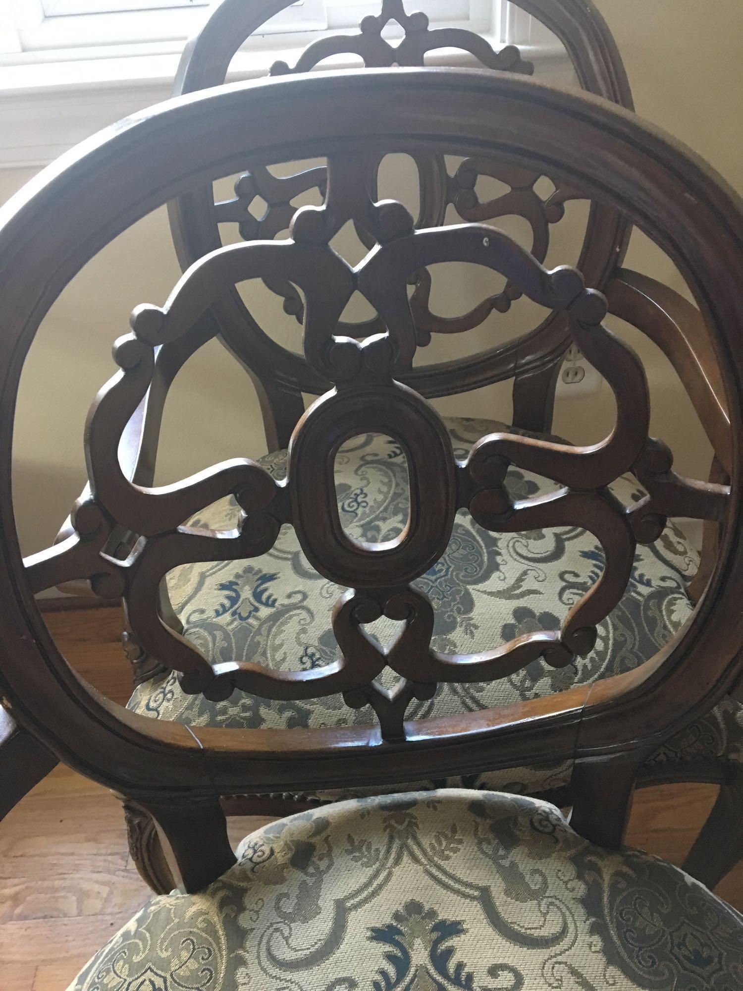 2- matching dining room chairs