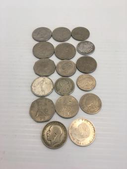 Foreign coins