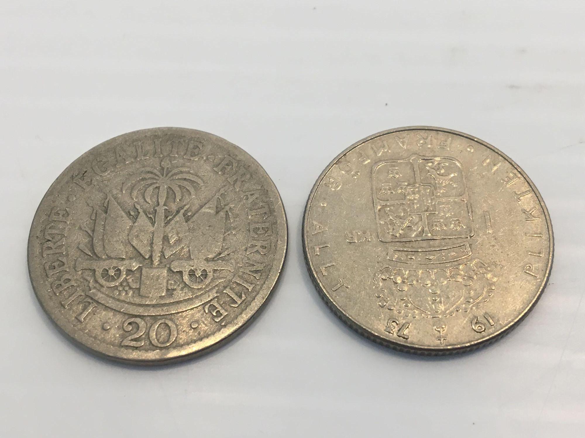 Foreign coins