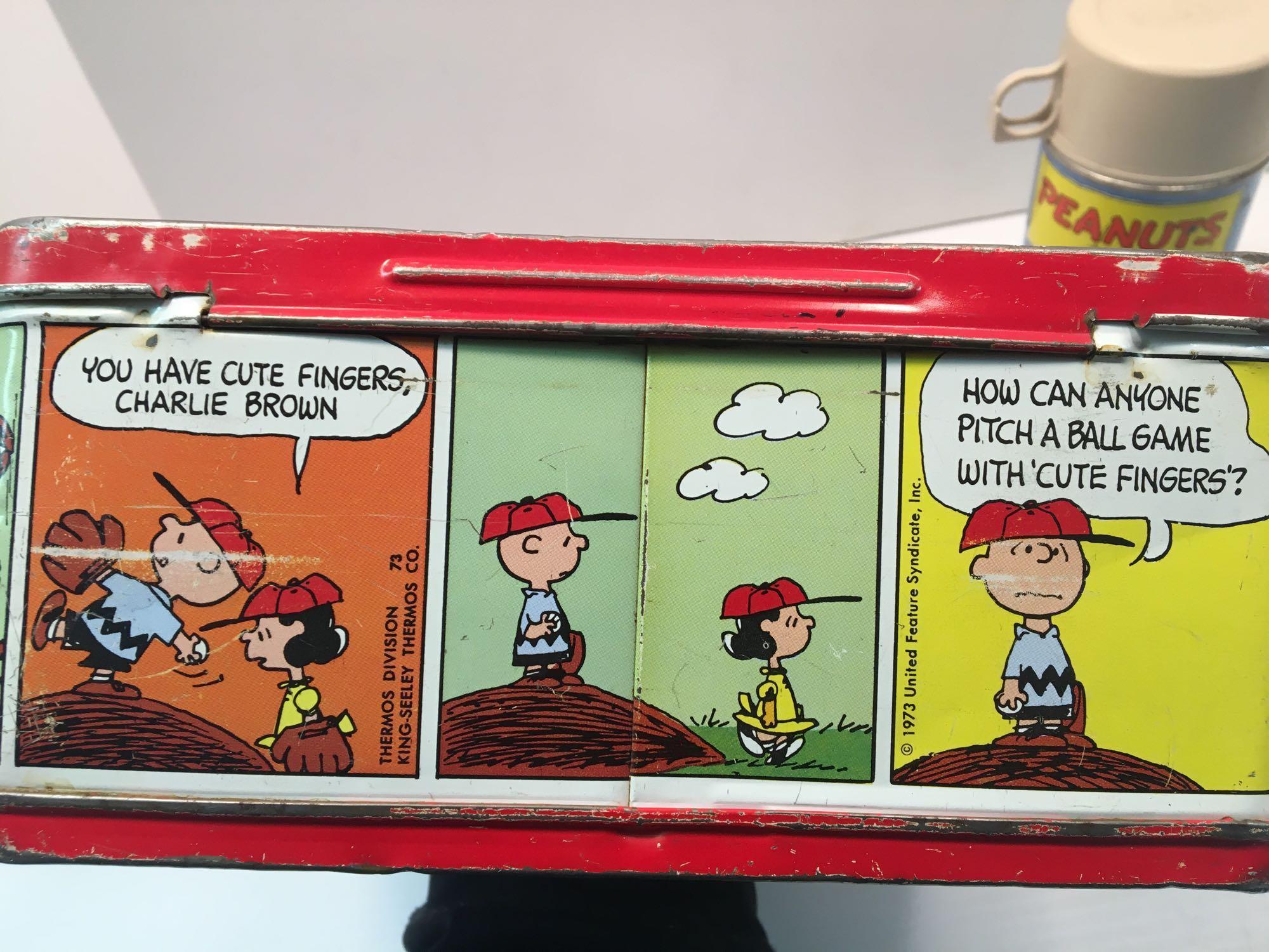 Peanuts thermos and lunch box