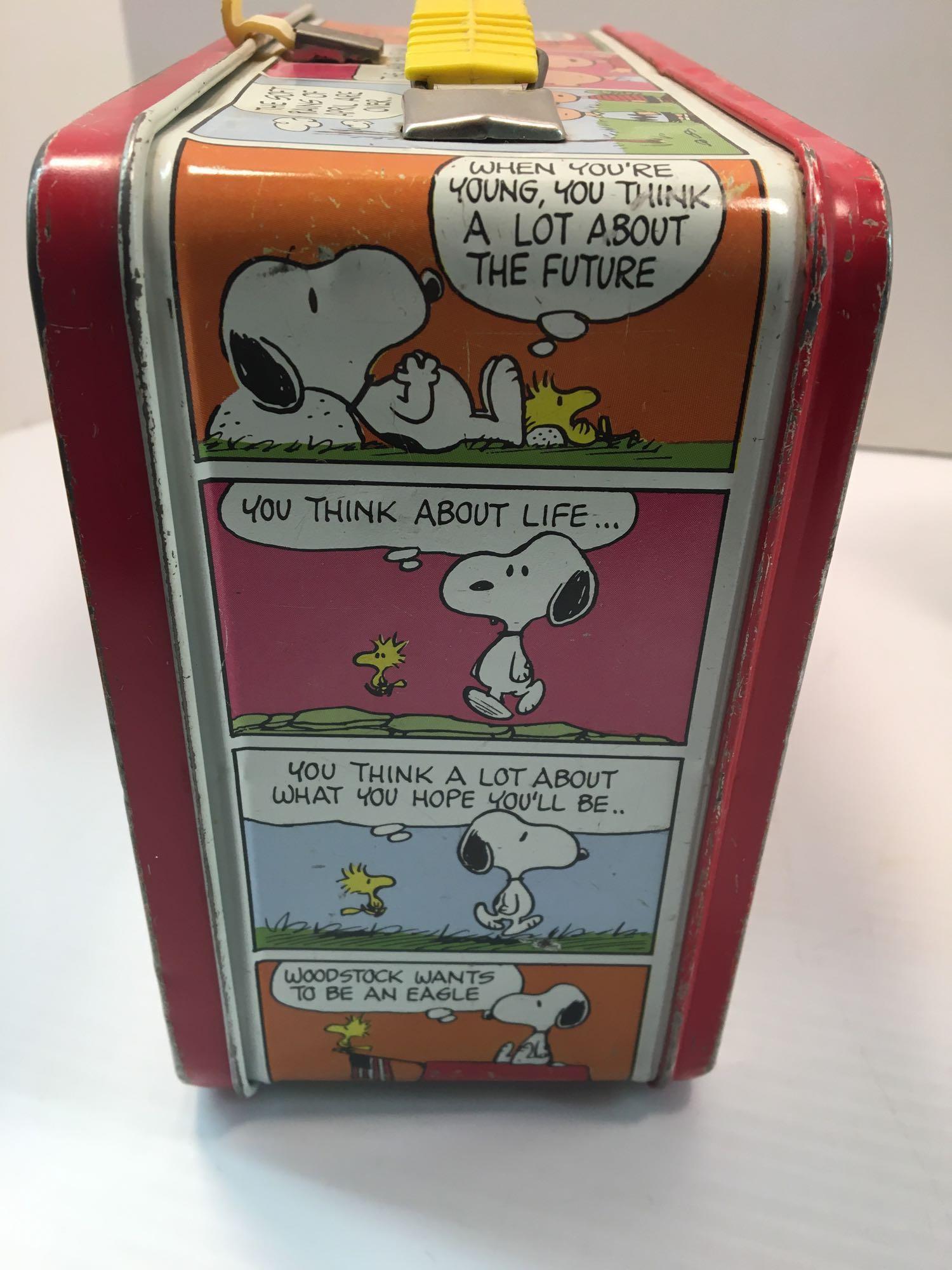 Peanuts thermos and lunch box