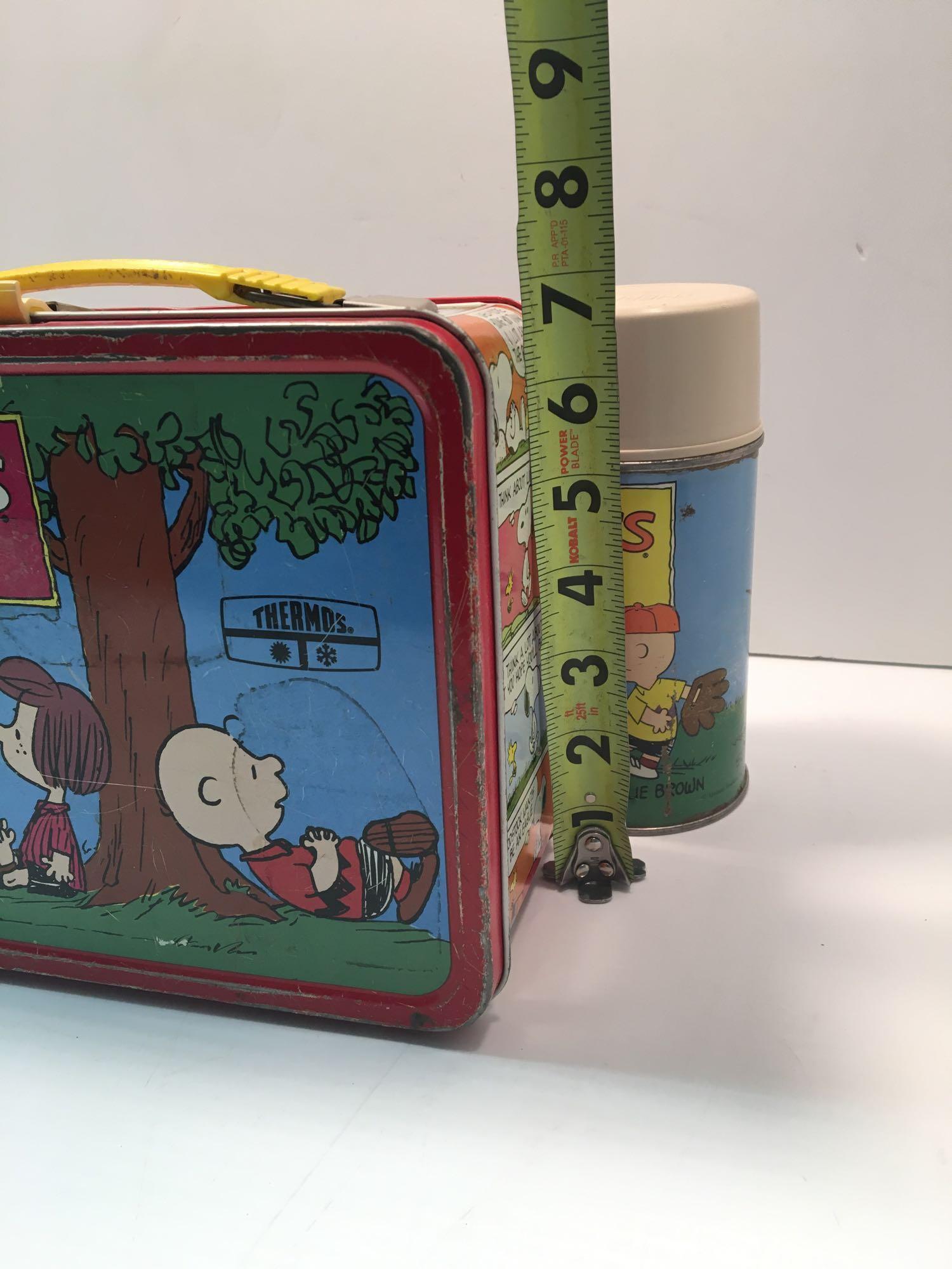 Peanuts thermos and lunch box