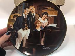 Edwin M. Knowles “Close Harmony” plate by Norman Rockwell