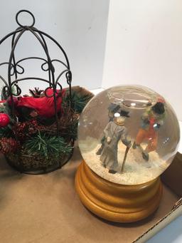 Charles Dickens snow globe, home decor