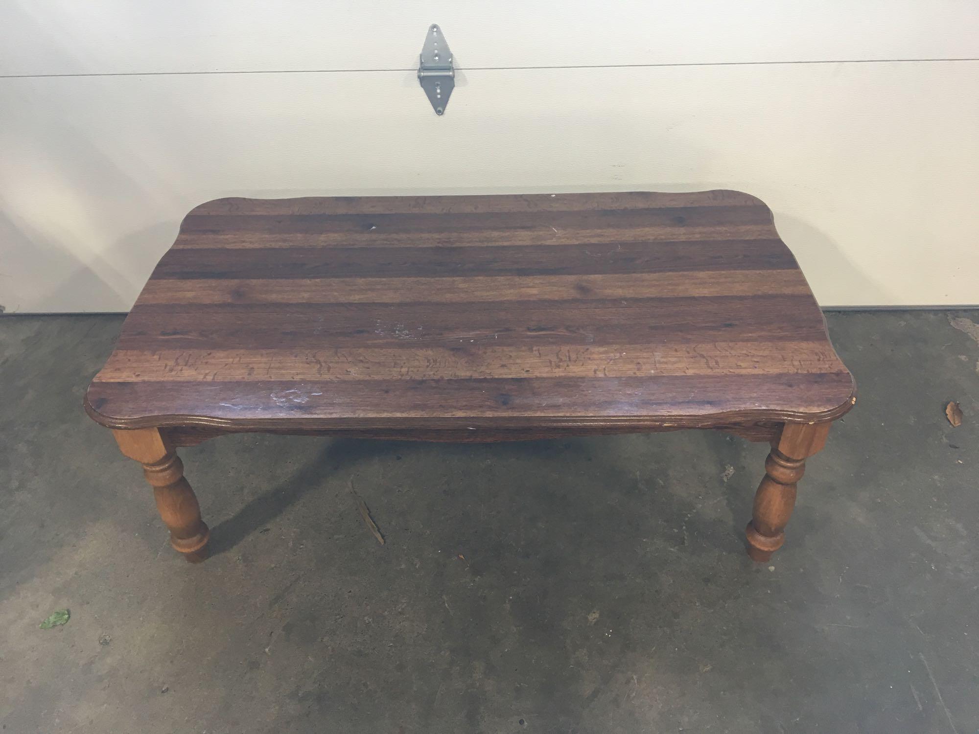 Two tone coffee table