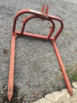 WORKSAVER 3 pt hitch bale fork