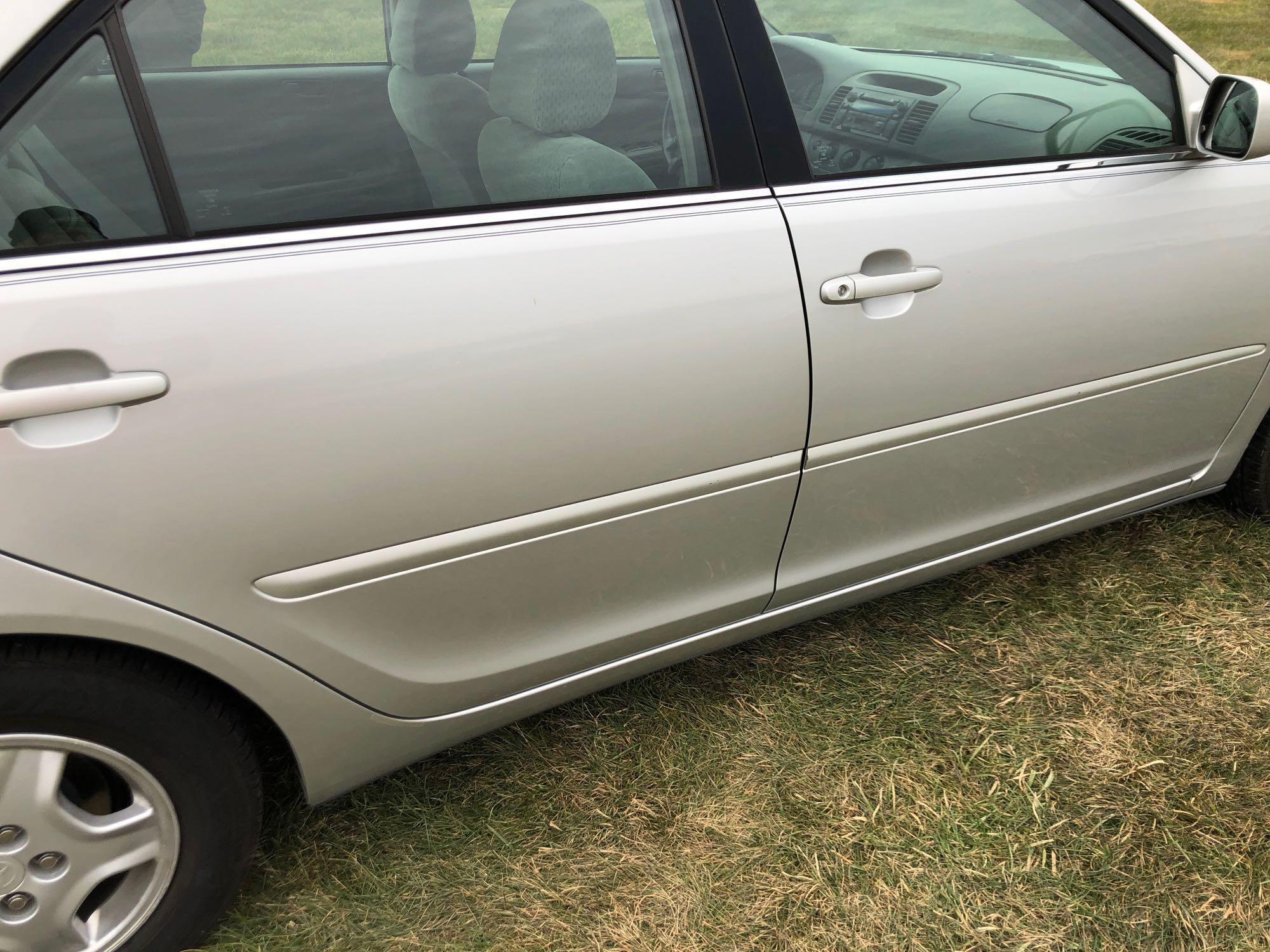 2002 Toyota Camry Passenger Car, VIN # 4T1BF30K12U531645