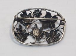 Sterling brooch