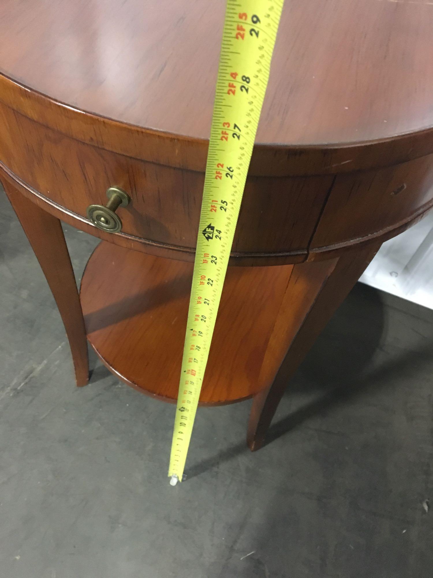 Vintage round stand/drawer