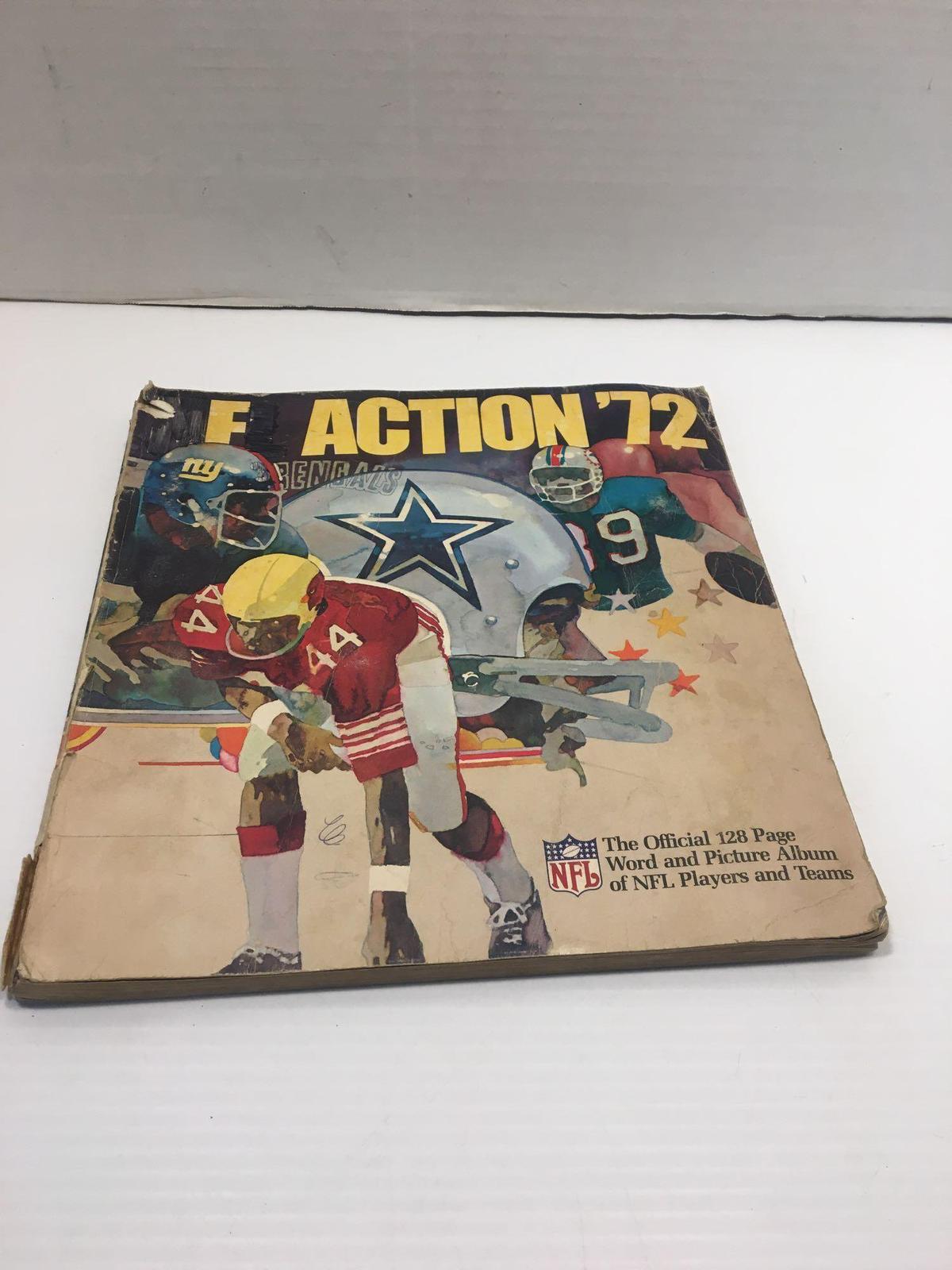 Vintage 1972 NFL Word and Picture Album