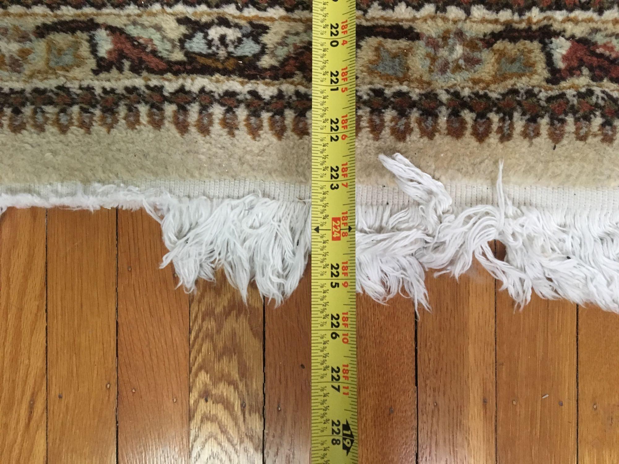 Area rug (10'x18'7")/backing pad