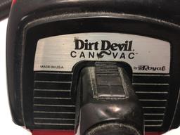 DIRT DEVIL can vac