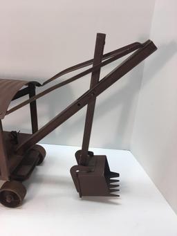 Antique Pressed metal steam shovel