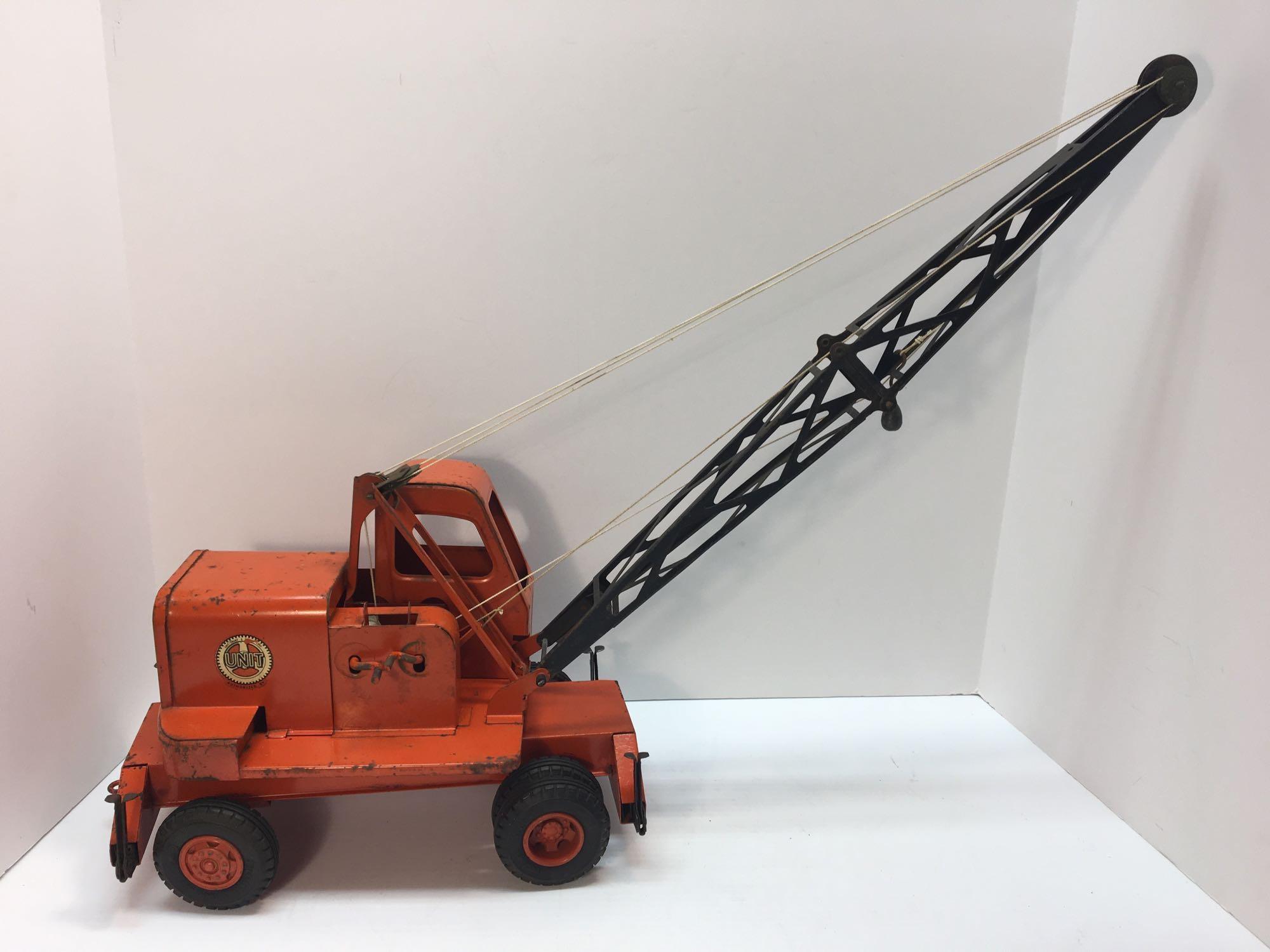 DOEPKE MODEL TOYS pressed metal "UNIT" crane