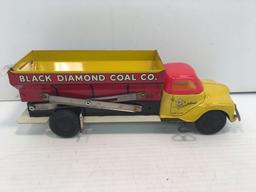 Vintage WALT REACH by COURTLAND tin/litho BLACK DIAMOND COAL CO truck/original box