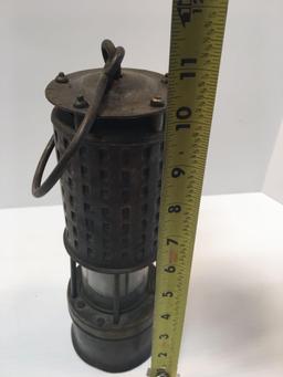 Vintage PERMMISBLE miners safety lamp