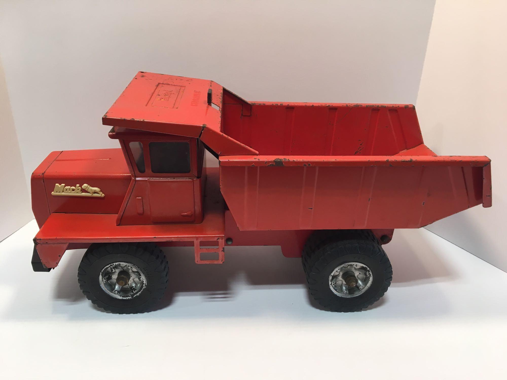 Vintage BUDDY L MACK dump truck