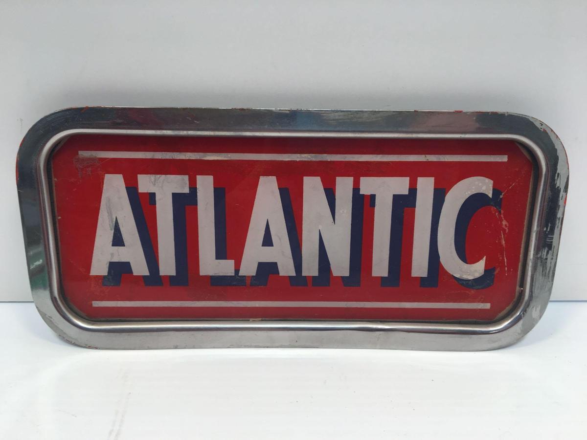 Vintage ATLANTIC gas pump insert