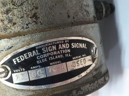 Vintage FEDERAL siren(model 76-A)