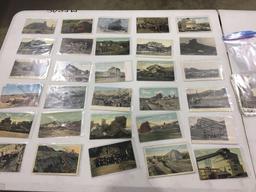 Vintage mining themed postcards (approximately 45)