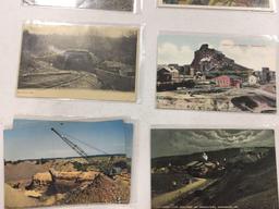 Vintage mining themed postcards (approximately 45)