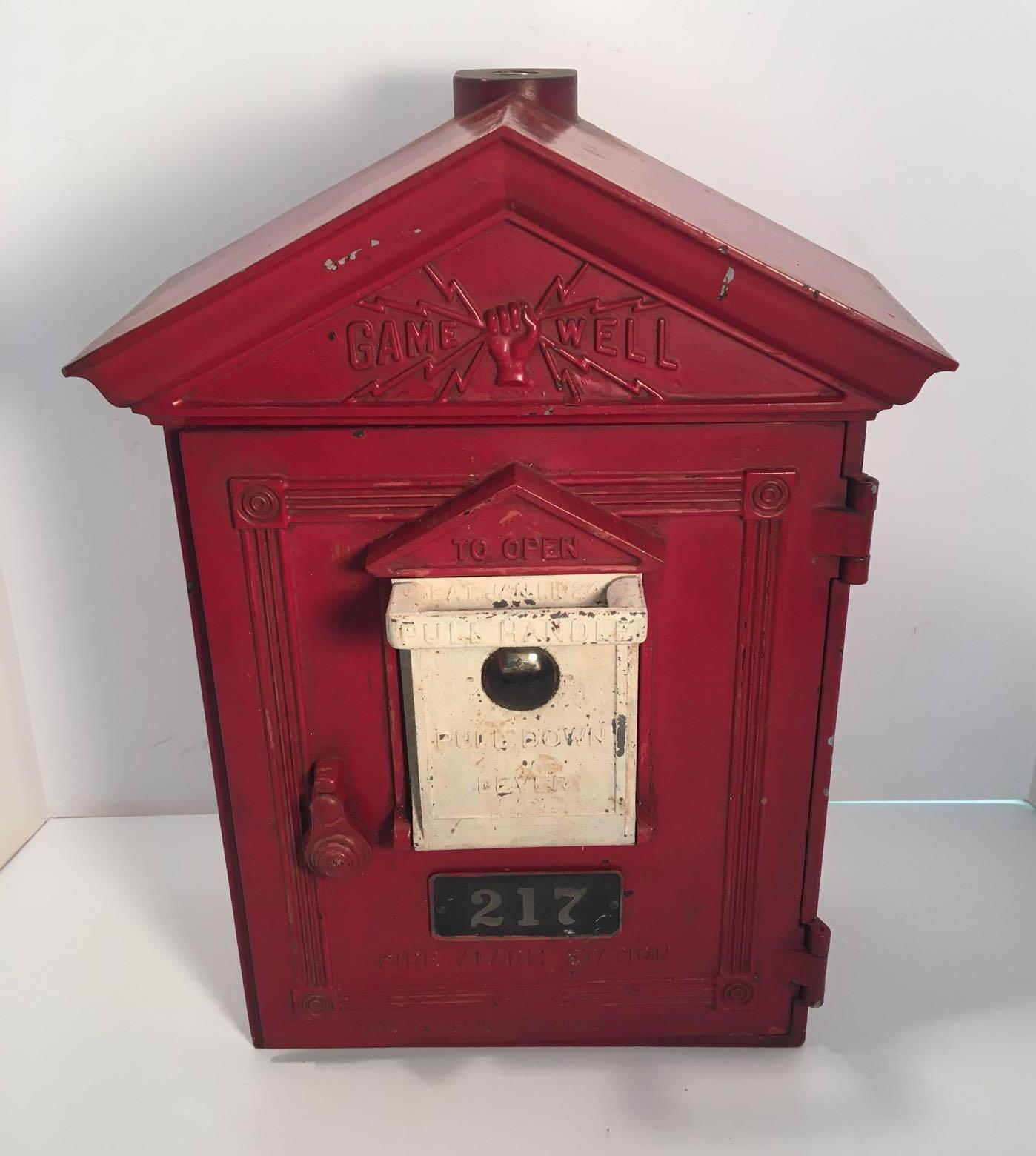 Vintage GAMEWELL Fire Alarm box(no key)