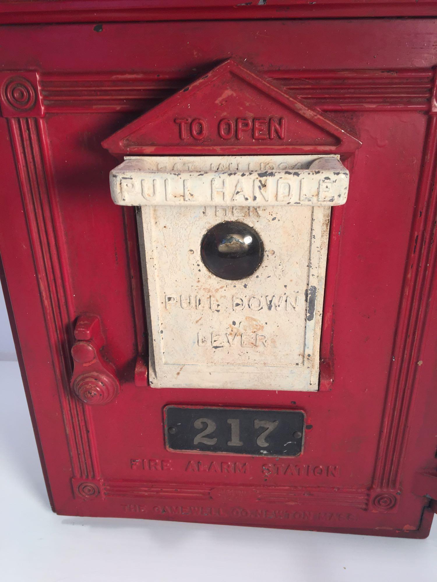 Vintage GAMEWELL Fire Alarm box(no key)