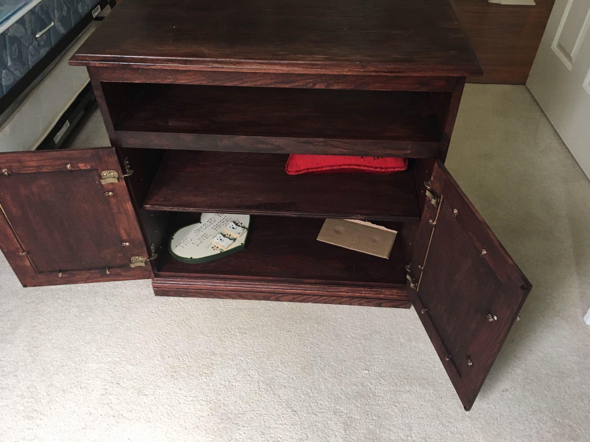 Wooden TV stand