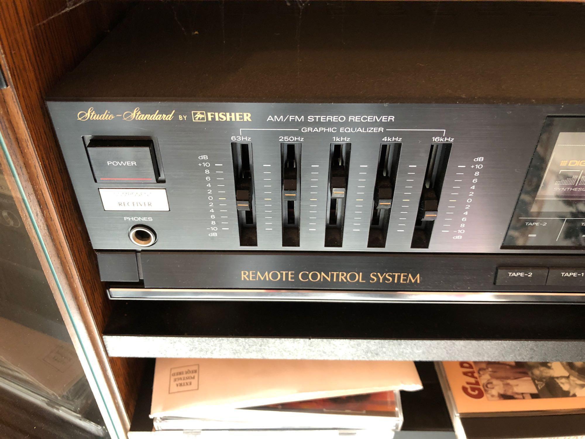 FISHER stereo system/ contents(bring own box)