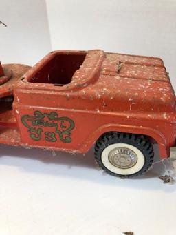 Vintage BUDDY L #3 ladder fire truck