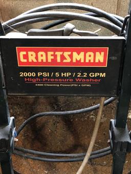 CRAFTSMAN 2000 PSI/5 hp pressure washer