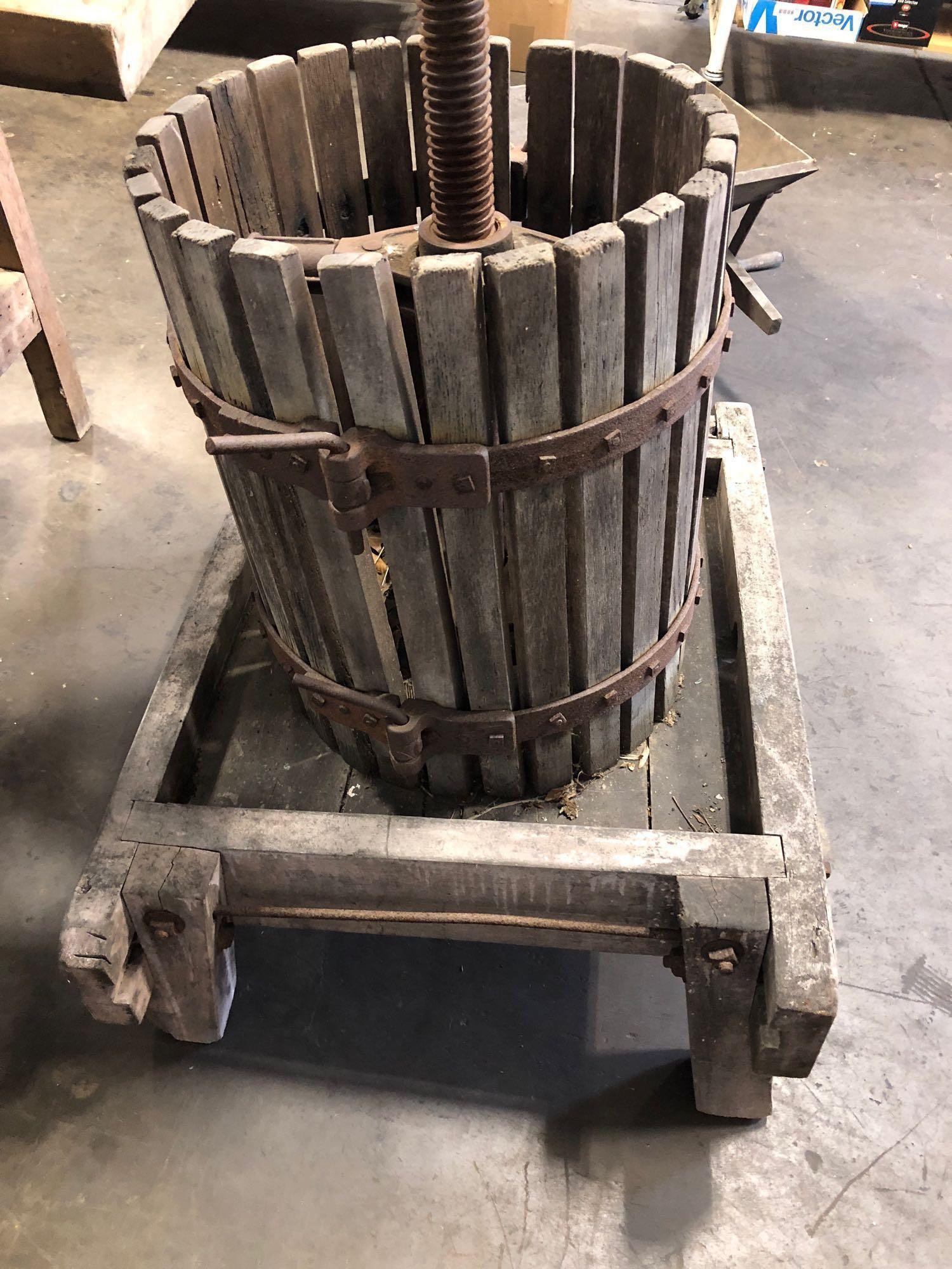 Vintage grape/fruit press