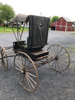 Antique horse drawn doctors carriage (made in NEWPORT PA; PERRY COUNTY; SNYDER&KAHLER) (cannot ship)